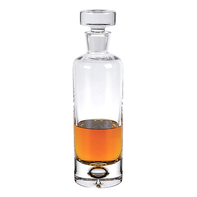 Clear Crystal Glass Round Bowl Stemless Decanter HomeRoots