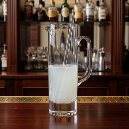 13" Clear Lead Free Crystal Martini Pitcher And Stirrer HomeRoots