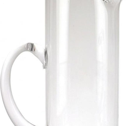 10" Clear Mouth Blown Lead Free Crystal Glass Pitcher HomeRoots