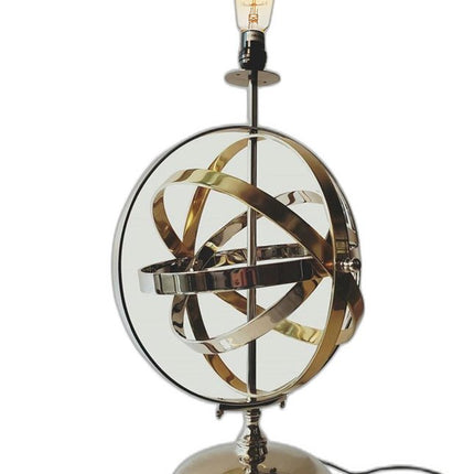 17" Bronze Metal Standard Table Lamp HomeRoots