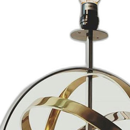 17" Bronze Metal Standard Table Lamp HomeRoots
