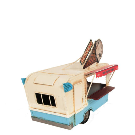 Ice Cream Trailer Metal Model HomeRoots