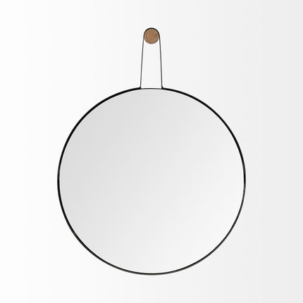 26" Black Wood Mirror HomeRoots
