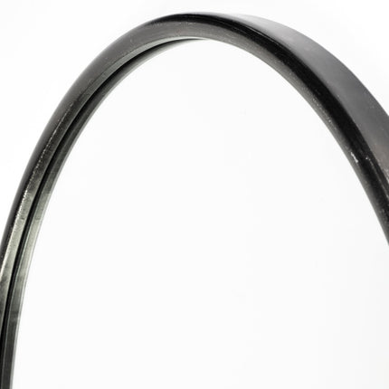 36" Black Oval Metal Framed Accent Mirror HomeRoots
