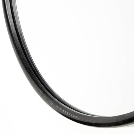 36" Black Oval Metal Framed Accent Mirror HomeRoots