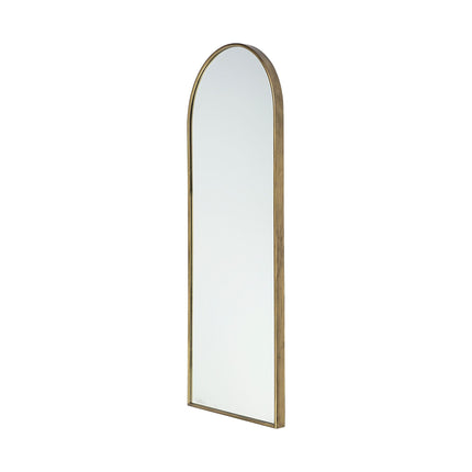 70" Gold Arch Metal Framed Accent Mirror HomeRoots