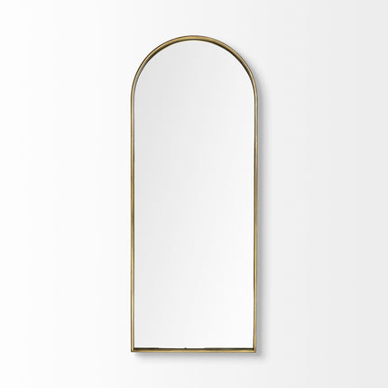 70" Gold Arch Metal Framed Accent Mirror HomeRoots