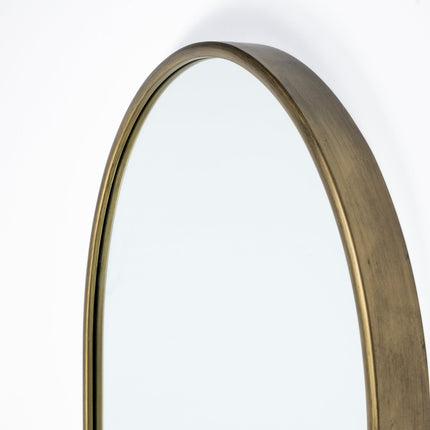 70" Gold Arch Metal Framed Accent Mirror HomeRoots