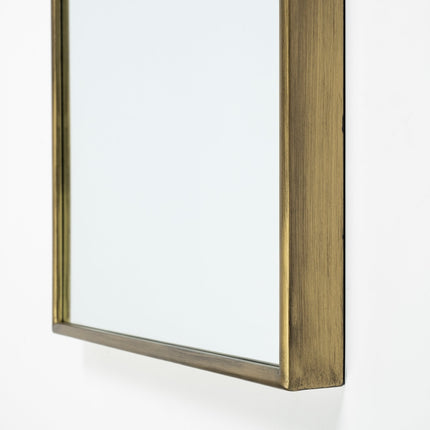 70" Gold Arch Metal Framed Accent Mirror HomeRoots