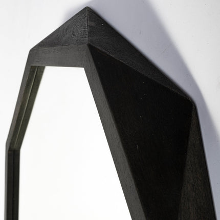41" Black Solid Wood Octagon Framed HomeRoots