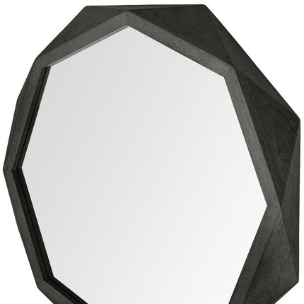 41" Black Solid Wood Octagon Framed HomeRoots