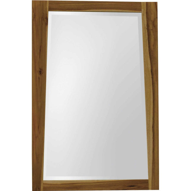 35" Brown Wood Accent Mirror HomeRoots