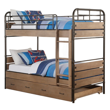 ACME 37760 Adams Twin/Twin Bunk Bed  1
