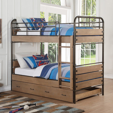 ACME 37760 Adams Twin/Twin Bunk Bed ACME Furniture