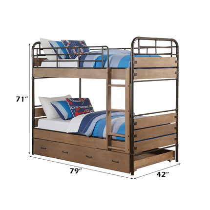 ACME 37760 Adams Twin/Twin Bunk Bed  5
