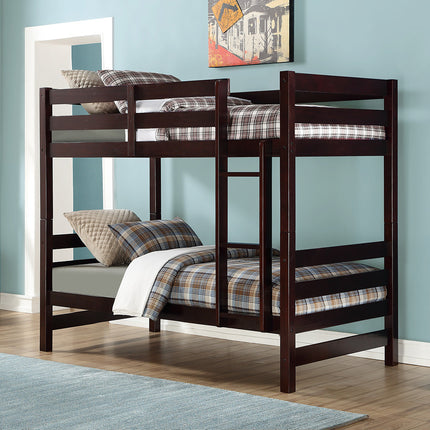 ACME 37775 Ronnie Twin/Twin Bunk Bed, Espresso