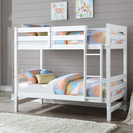 ACME 37785 Ronnie Twin/Twin Bunk Bed, White