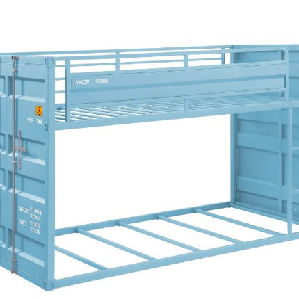ACME 37810 Cargo Blue Twin/Twin Bunk Bed