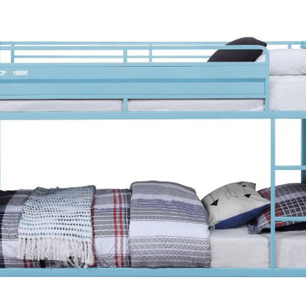 ACME 37810 Cargo Blue Twin/Twin Bunk Bed  1