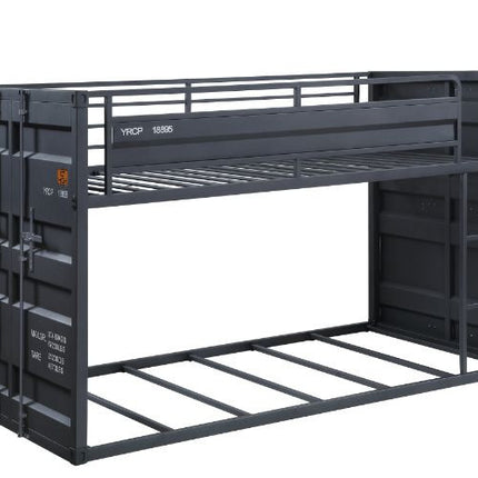 ACME 37815 Cargo Gunmetal Twin/Twin Bunk Bed
