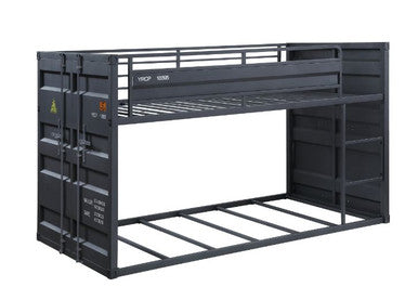 ACME 37815 Cargo Gunmetal Twin/Twin Bunk Bed ACME Furniture