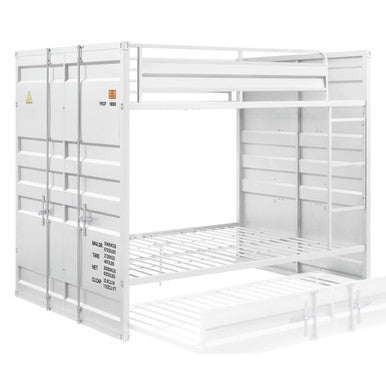 ACME 37885 Cargo F/F Bunk Bed, White ACME Furniture