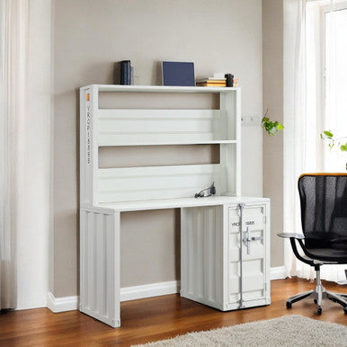 ACME 37887 Cargo Computer Desk, White ACME Furniture