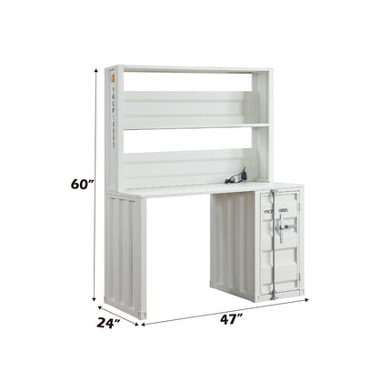 ACME 37887 Cargo Computer Desk, White