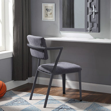 ACME 37898 Cargo Chair, Gunmetal ACME Furniture