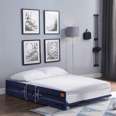 ACME 37902 Cargo Trundle, Blue ACME Furniture