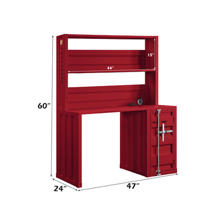 ACME 37917 Cargo Computer Desk, Red