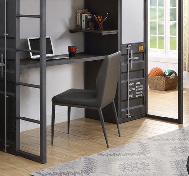 ACME 37959 Cargo Chair, Gunmetal Finish ACME Furniture