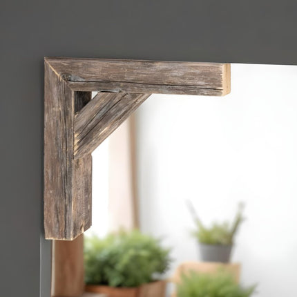 Set Of Two Natural Weathered Gray Corbels HomeRoots