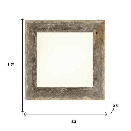 6" x 6" Gray Wood Tabletop Picture Frame HomeRoots