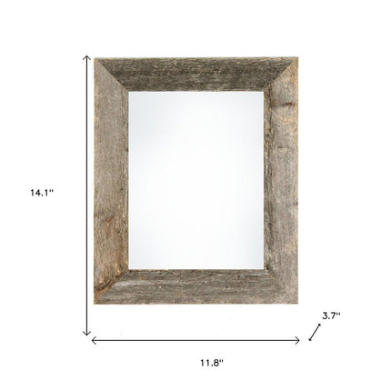 8.5" x 11" Gray Solid Wood Tabletop Picture Frame HomeRoots