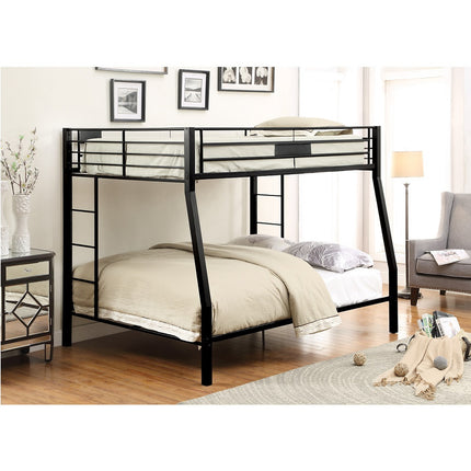 ACME 38005 Limbra Full XL/Queen Bunk Bed, Sandy Black (1Set/2Ctn)
