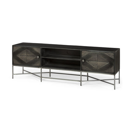 16" Dark Brown Solid Wood Console Table HomeRoots