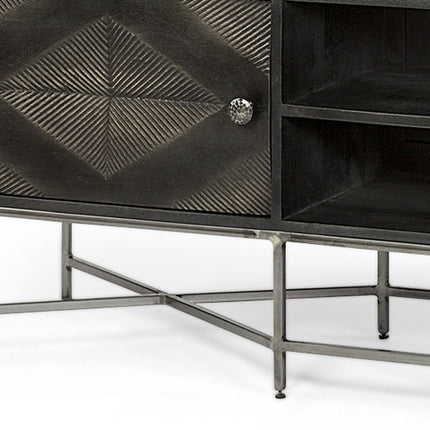 16" Dark Brown Solid Wood Console Table HomeRoots