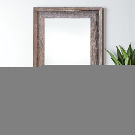 20" x 30" Gray Solid Wood Hanging Picture Frame HomeRoots