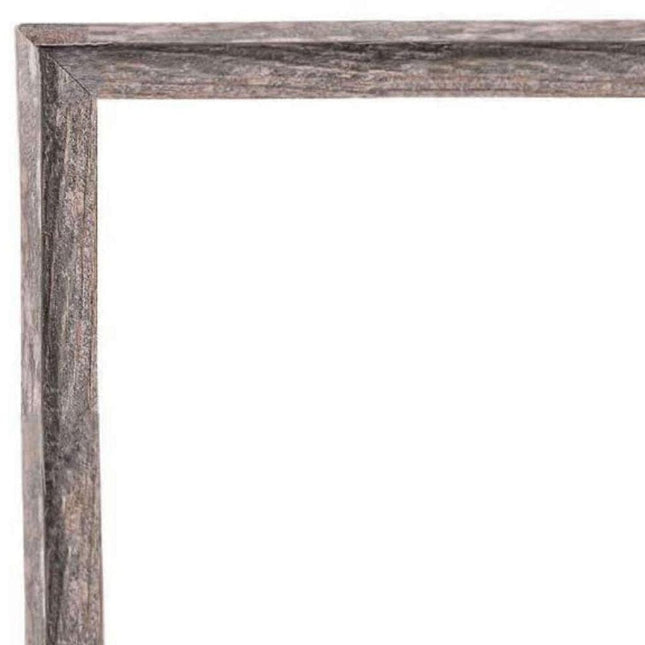 18" x 24" Gray Solid Wood Hanging Picture Frame HomeRoots