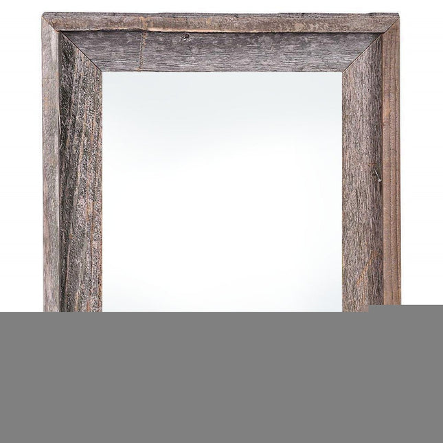 18" x 24" Gray Solid Wood Hanging Picture Frame HomeRoots
