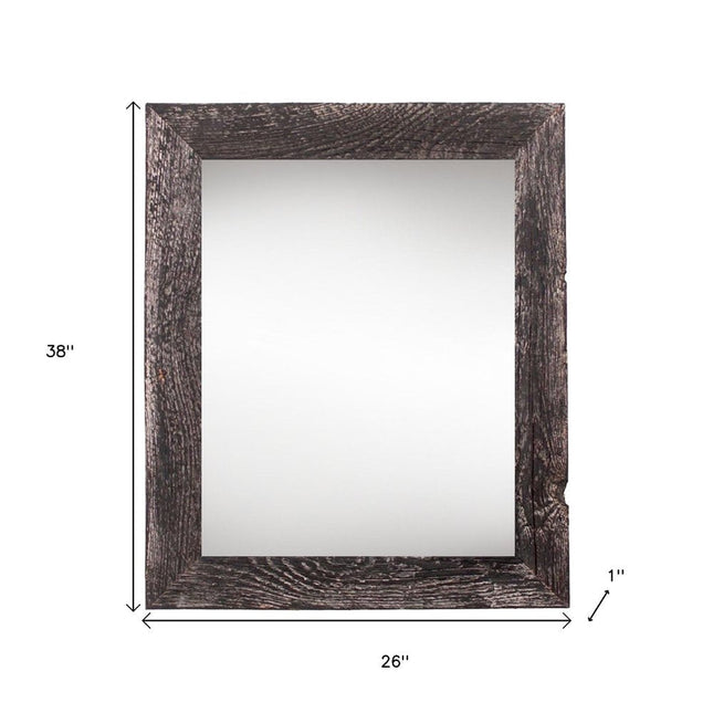 24" x 36" Black Wood Hanging Picture Frame HomeRoots