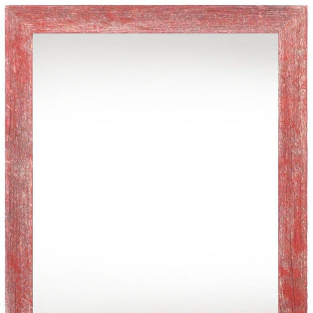 16" x 20" Red Solid Wood Hanging Picture Frame HomeRoots