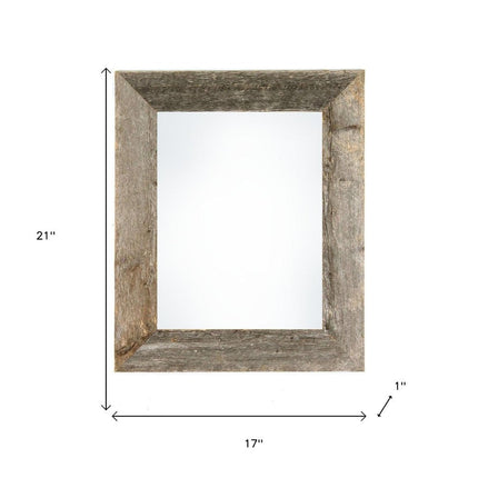 14" x 18" Gray Solid Wood Hanging Picture Frame HomeRoots