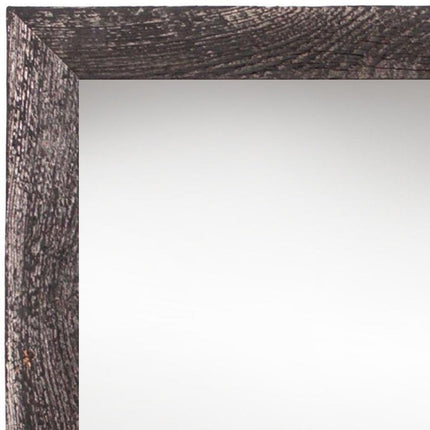 13" x 19" Black Wood Hanging Picture Frame HomeRoots