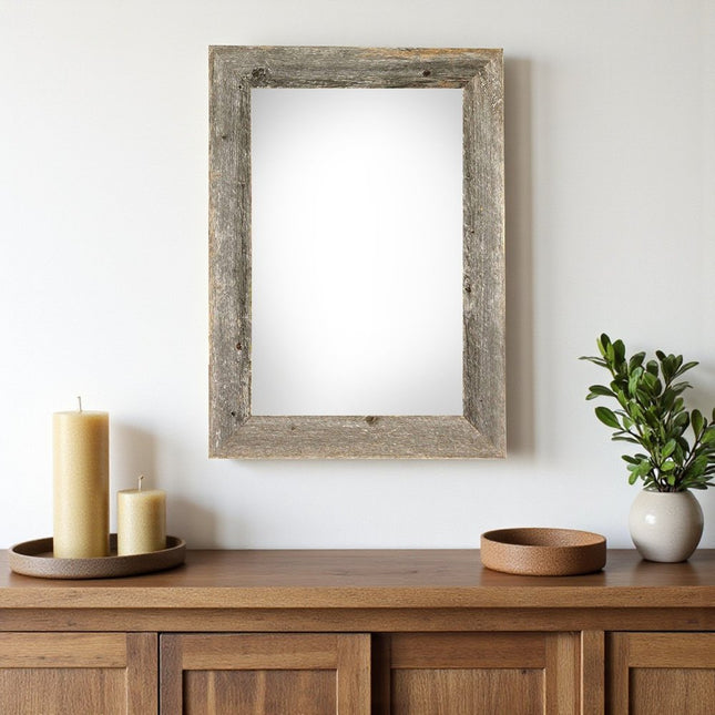 11" x 17" Gray Solid Wood Hanging Picture Frame HomeRoots