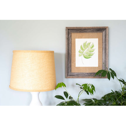 11" x 14" Brown Solid Wood Hanging Picture Frame HomeRoots