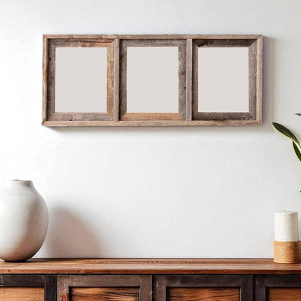 8" x 10" Gray Distressed Wood Hanging Picture Frame HomeRoots