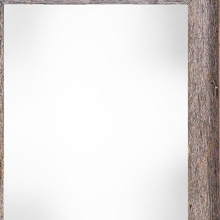 11" x 17" Gray Solid Wood Hanging Picture Frame HomeRoots