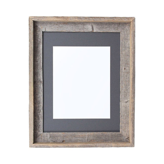 11" x 14" Gray Solid Wood Hanging Picture Frame HomeRoots
